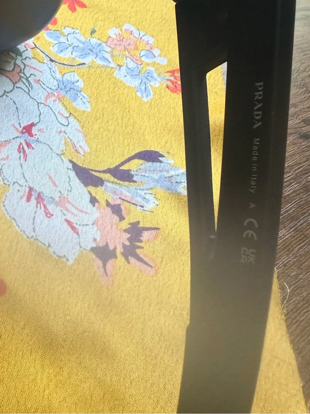 Prada Matte Black Sunglass with Dark Lenses